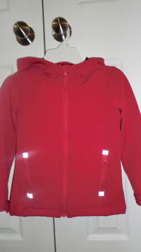 Girls Hooded Bonded Jacket, size 5, EUC