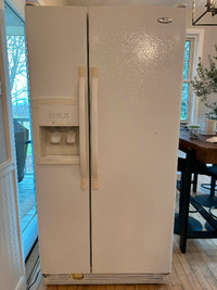 33” Whirlpool  Side-by-side Refrigerator