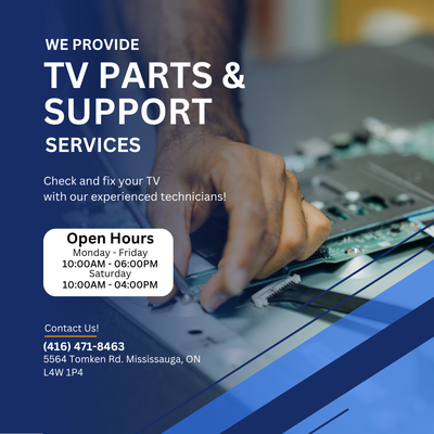 TV Repair, Parts & Open Box TVs – Samsung LG Sony & More, View more