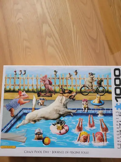 Eurographics Casse-tête 1000 morceaux " Journée de piscine folle, View more