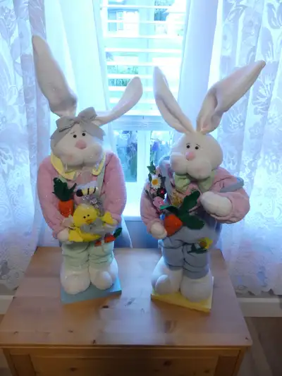 Mr. and Mrs. Easter Bunnies, View more