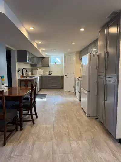Furnished 1 Bedroom Basement Apartment