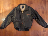 VINTAGE AVIREX G-1 FLIGHT JACKET Mens Medium Brown SPEC 7823 TOP