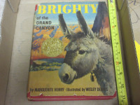 BRIGHTY OF THE GRAND CANYON, by Marguerite Henry, 1965