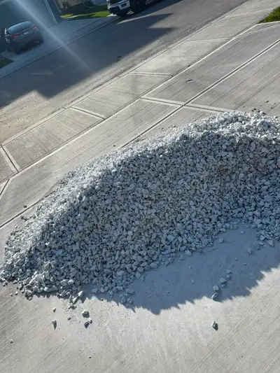 White rocks for landscaping , View more