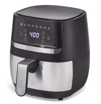 NEW!Vida by PADERNO Stainless Steel Non-Stick Air Fryer, 3.8-L!
