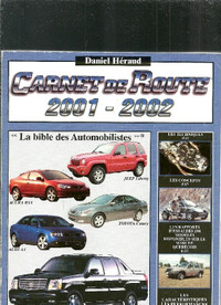 CARNET DE ROUTE 2001-2002 DANIEL HÉRAUD EXCELLENT ÉTAT TAXES INC