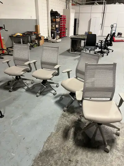 4 office computer chairs , View more