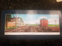 Ron Sajack limited edition print #123/400 Elmsdale First Station