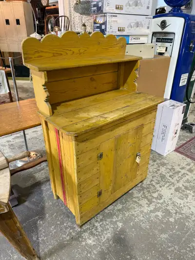 early primitive Doukhobor cabinet , View more