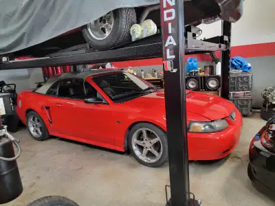 Selling my 2000 mustang GT convertible Comes with 2012 coyote engine Car currently has the 4.6L Has...