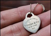 Tiffany and Co. Sterling Necklace with Pendant 