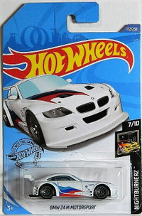 Hot Wheels 1/64 BMW Z4 M Motorsport Diecast Cars