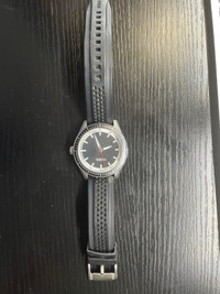Fossil BQ1270 - Men Sporty Black Dial Glow Silicone Watch 44MM