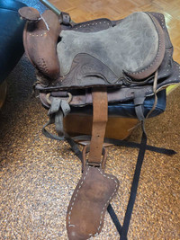 Old horse saddle