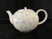 Vintage Arzberg White and Blue Teapot