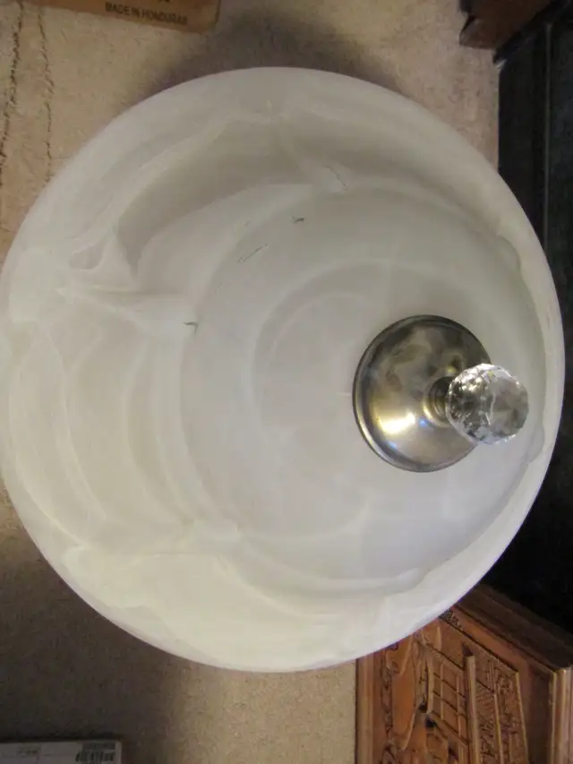 Table Lamp with Frosted Glass Shade in Indoor Lighting & Fans in City of Toronto - Image 9