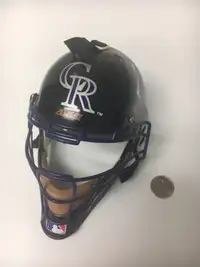 Colorado Rockies Riddell mini catchers mask 