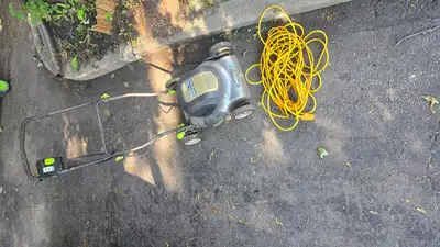 Electric Lawn Mower, Hedge trimmer & Weed Wacker, View more