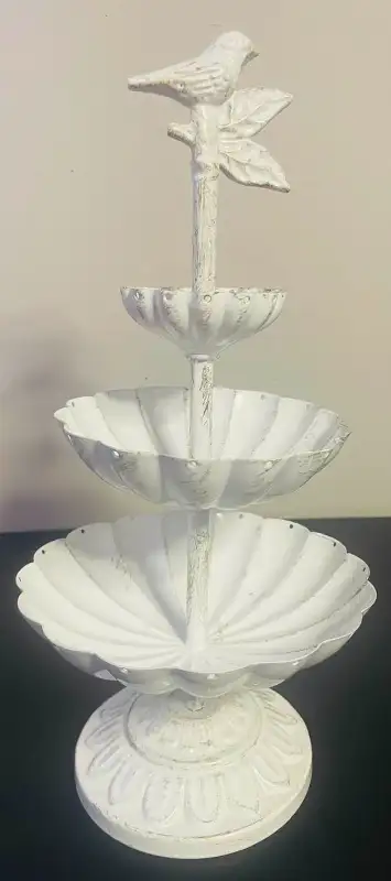 Perched Bird Tabletop Jewelry Organizer w/ 3-Tiered Storage Tray, View more