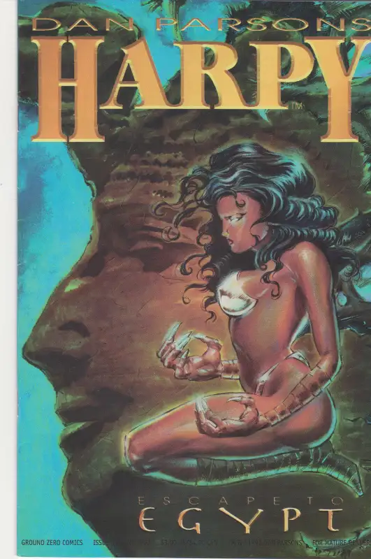 Ground Zero Comics - Harpy: Prize of the Overlord - 2 comics.