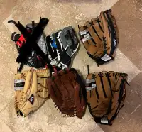 New: Right hand baseball gloves. ( Left hand throw)