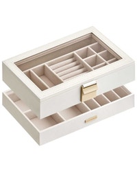 SONGMICS JBC192W01 2-Tier Stackable Jewellery Box  Mississauga / Peel Region Toronto (GTA) Preview