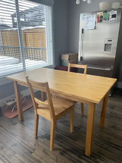 Ikea Dining Table and Chair Set, View more