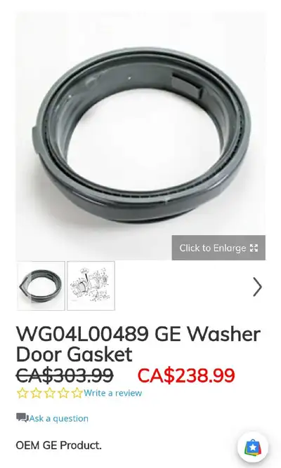 Washer Gasket, View more
