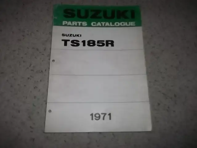 1971  Suzuki TS185R  USED  Original Parts Catalogue. in Other in City of Toronto - Image 2