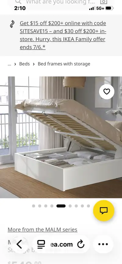 IKEA Malm Bed Frame, View more
