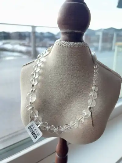 Full Clean AA Clear Quartz Double-Wrap Bracelet High-quality AA clear quartz from Donghai, crystal c...