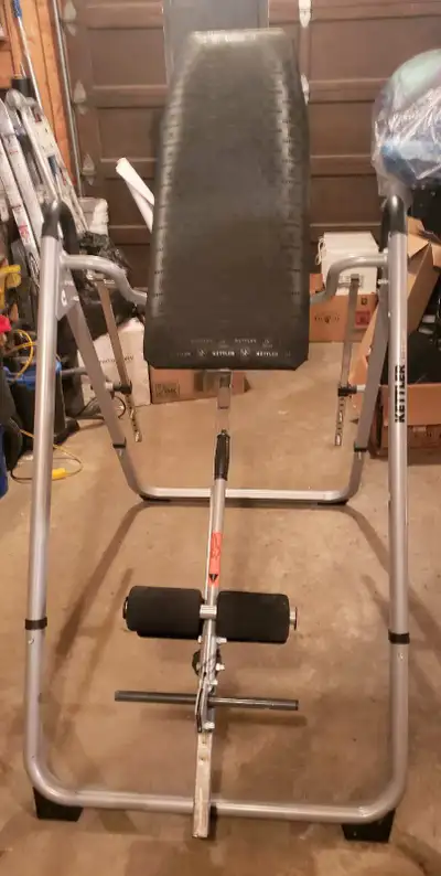 Inversion table for spinal decompression. German made by Kettler. Kettler Gravity System Model S-270...