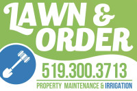 Windsor LAWN & ORDER lawn care, irrigation, tree cutting experts