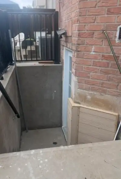 Bedroom in a basement