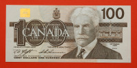 1988 $100 cent Dollars Bank of Canada billet banque