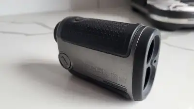 The unit is like new and comes with the original case with bag clip and two batteries.
