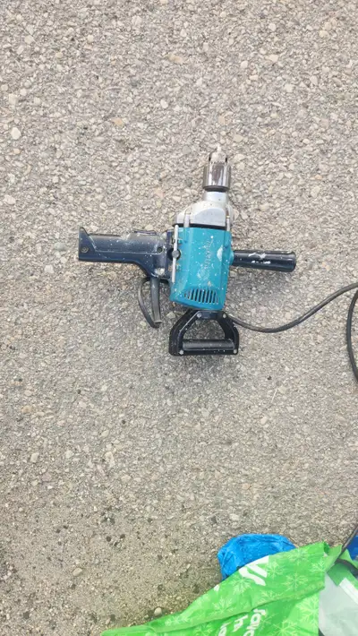 special 2 makita mixing drills one spade  210 cash, View more