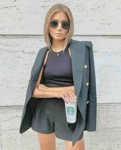 Zara blazer coat jacket manteau suit veston dress robe aritzia, View more