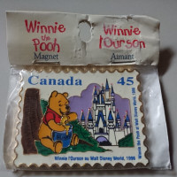 Vintage Large Winnie the Pooh at Walt Disney World 1996 Magnet