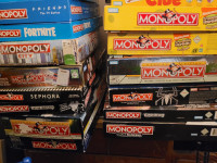 Monopoly games...Risk games and more
