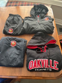 Oakville Hornets Track suit, New Practice targets, equipment 
