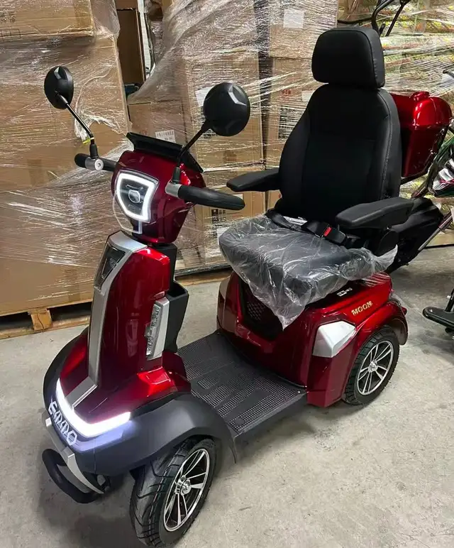 BRAND NEW EMMO ET4 Moon Electric 4-Wheel Scooter RED $400 OFF!!! in eBike in City of Toronto - Image 2