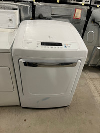 LG electric top control front load dryer 