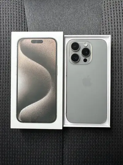 Apple IPhone 15 Pro 128gb [Natural Titanium], View more