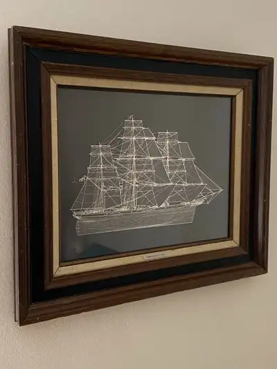 Sterling Silver Clipper Ship Cutty Sark Franklin Mint 1976, View more