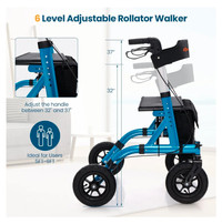 New senior's walker with seat