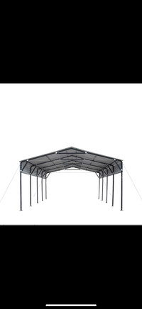 2 Vehicle 20’x20’ Metal Carport