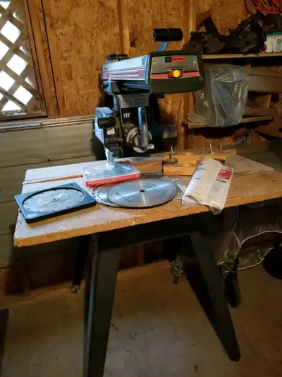Sears Craftsman Working 10" Radial Arm Saw-Stand-Blades *IF AD IS UP ITEM IS AVAILABLE* Sears Crafts...
