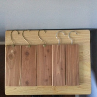 Planches en bois 100 % en cèdre à suspendre dans le placard